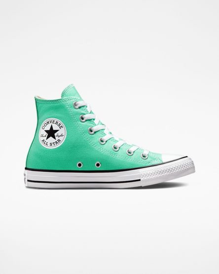 Tenisi Inalti Barbati Converse Chuck Taylor All Star Seasonal Color Turcoaz Albi Negrii | RO FDSR0230